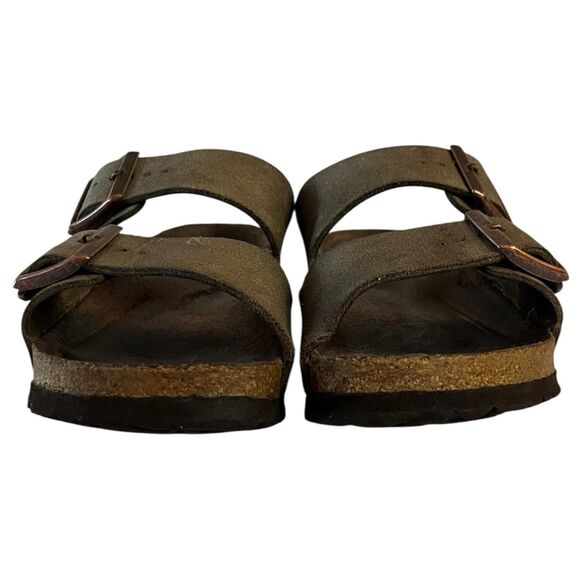 BIRKENSTOCK ARIZONA OILED LEATHER FADED KHAKI US 8-8.5/39 - Picture 6 of 9